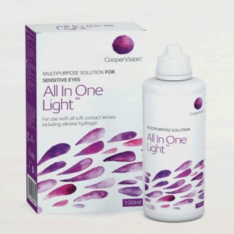 All in One Light Contact Lens Solution (100mL)