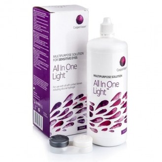 All in One Light Contact Lens Solution (250mL)