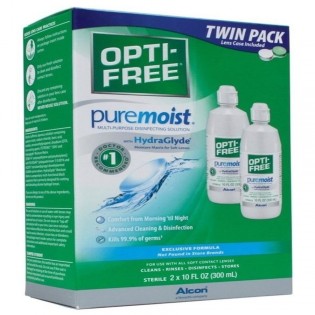Opti Free Pure Moist Solution 300ml (Twin Pack)
