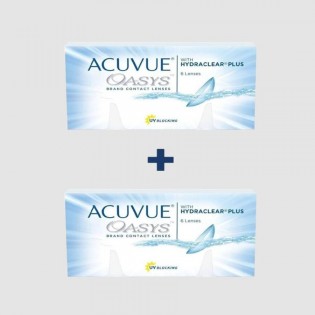 Acuvue Oasys Hyrdaclear Plus 6 Lenses (2box) 12 pcs 